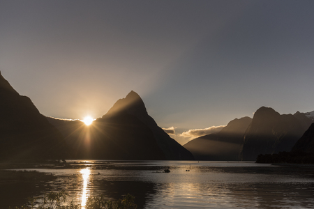 Milford sound, New zealandの写真素材
