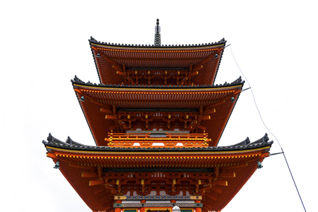 Kiyomizu dera temple, world buddhist heritage in Kyoto, Japanのeditorial素材