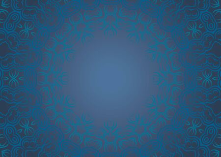 Vintage floral background in ethnic style.Vintage floral background in ethnic style. Vector illustrationのイラスト素材