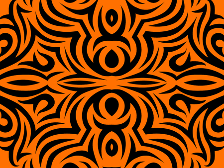 Abstract Orange and black background.のイラスト素材