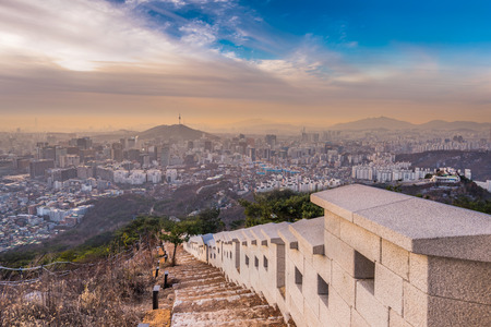 Seoul City Skyline, South Korea.