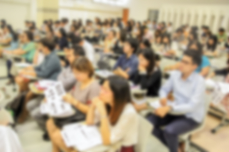 Blurred background, business Meeting Conference Training Learning Coaching Concept.の写真素材