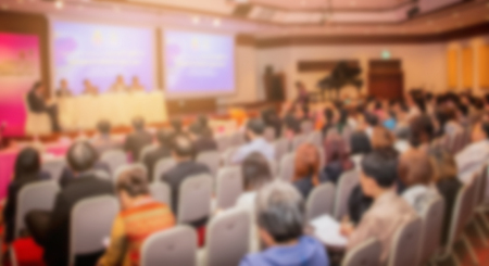Blurred background, business Meeting Conference Training Learning Coaching Concept.の写真素材
