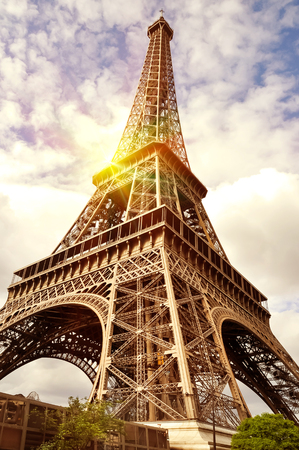 Eiffel tower, symbol of Paris. France.の写真素材