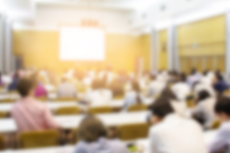 Blurred background, business Meeting Conference Training Learning Coaching Concept.の写真素材