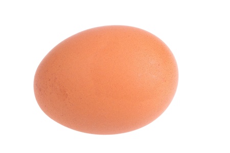 Egg on a white background.の写真素材