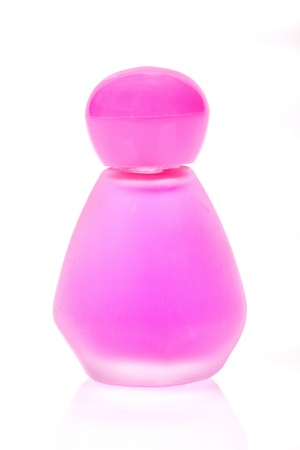 This impressively detailed perfume bottles white background の写真素材
