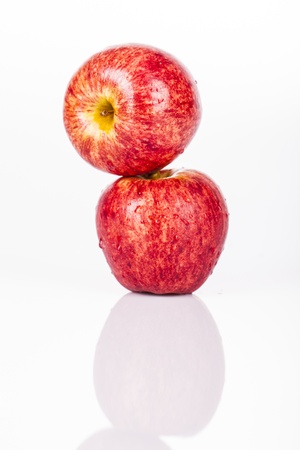 Apple on a white background.の写真素材