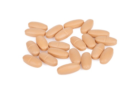 Protein on a white background.の写真素材