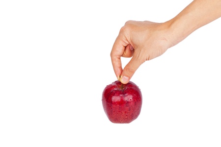 Apple on a white background.の写真素材