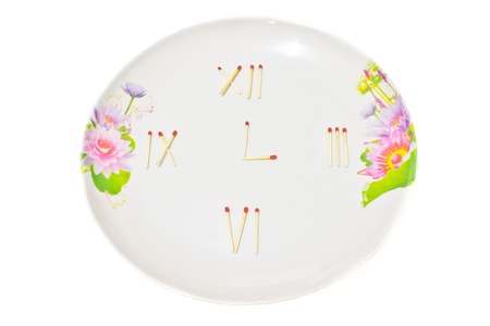 Matches Clockの写真素材
