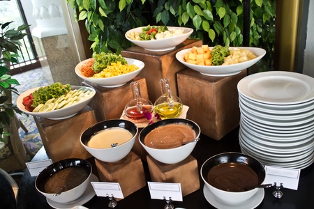 Salads,fruits and vegetablesの写真素材