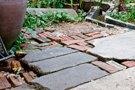 Brick flooring