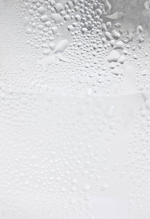 water drops on glassの写真素材