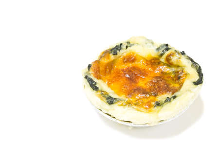 Spinach tartの写真素材