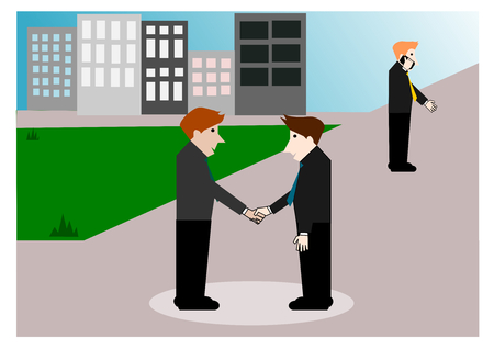 Business negotiationsのイラスト素材