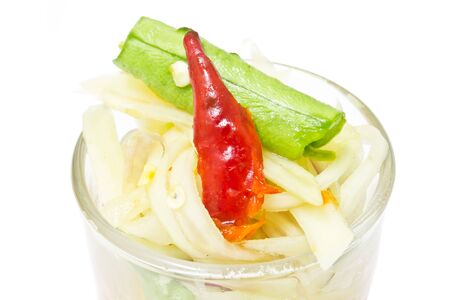Somtum,Thai Spicy Papaya Saladの写真素材