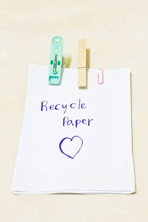 Notes, Recycle Paperの写真素材