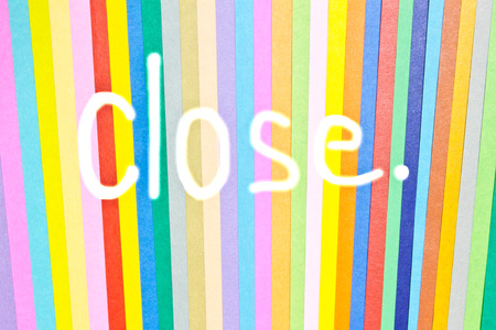 Close, Paper Colorful Backgroundの写真素材