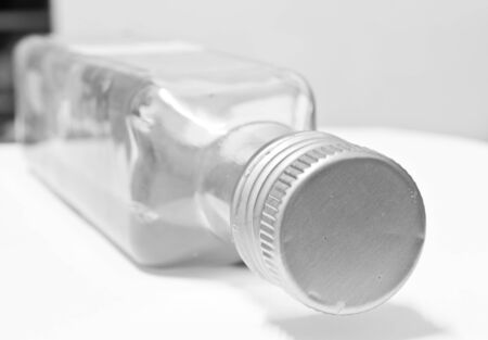 Beverage, Glass bottle monochromeの写真素材