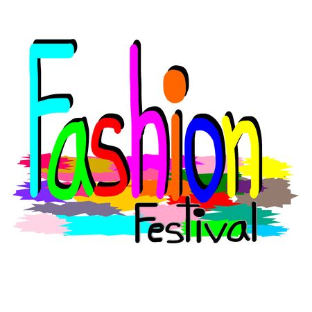 Fashion festival symbol, vectorのイラスト素材