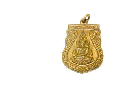 amulet isolated on whiteの写真素材