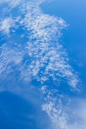 blue sky background with cloudsの写真素材
