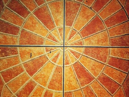 Brown color tile wall backgrounds and textures