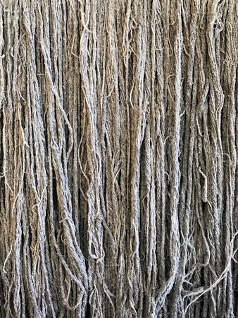 Close-up dirty fabric mop, Backgrounds and texturesの写真素材