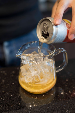 soda with orange