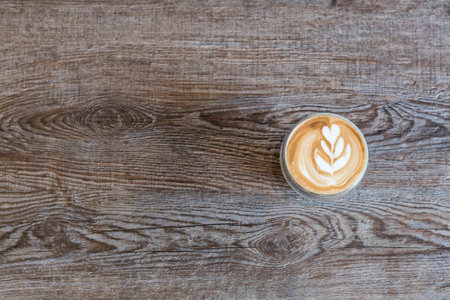 coffee latteの写真素材