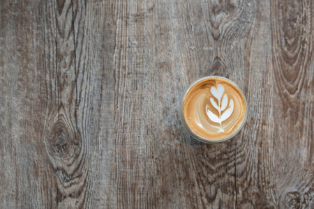 coffee latteの写真素材