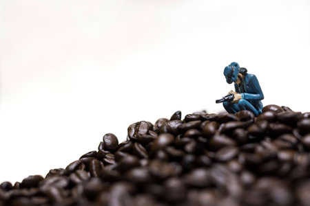 coffee beansの写真素材