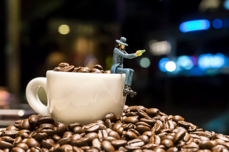 coffee beansの写真素材