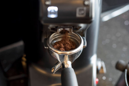 coffee making processの写真素材