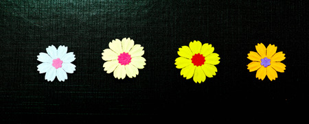 paper craft for decoration on color scene,shallow focus