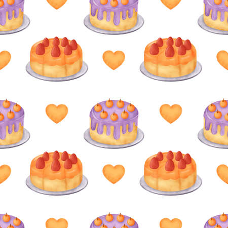 Halloween seamless patterns with Cute witch and halloween elements
