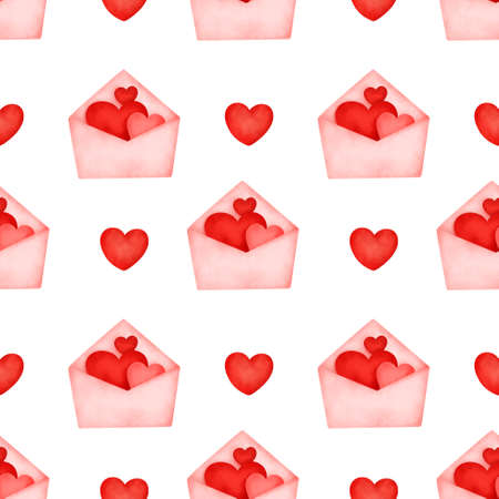 valentine's day seamless patternの写真素材