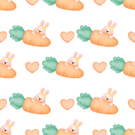 cute Easter day  seamless patternの写真素材