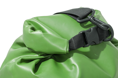 Waterproof bag on white backgroundの写真素材