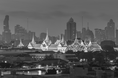 Thailand, Bangkok, Wat Phra Kaew; The royal grand palaceの写真素材