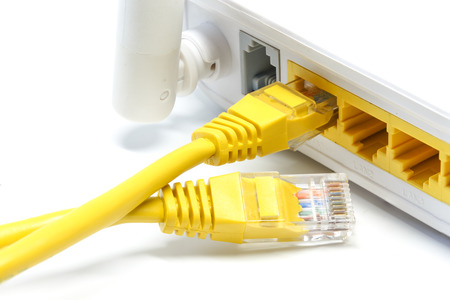 router Wireless  LAN White background