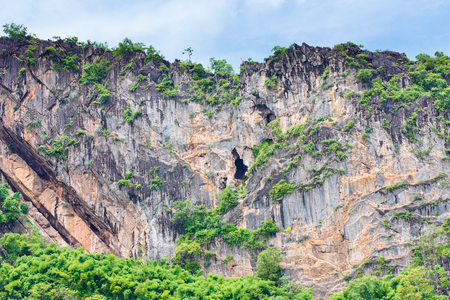 Beautiful mountain cliffの写真素材