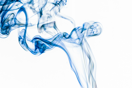 blue smoke abstract background close up blurの写真素材