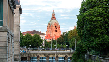 Hannover City Hall ( Rathaus)の写真素材