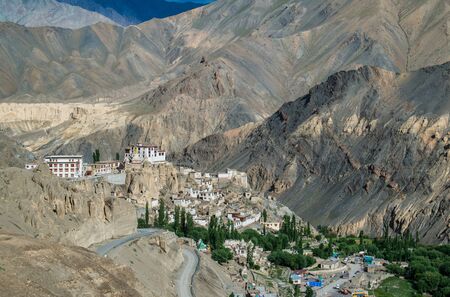 Lamayuru village, Leh Ladakh , Indiaの写真素材