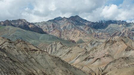 View of  Mountain Range Landscape, Leh Ladakh , Indiaの写真素材