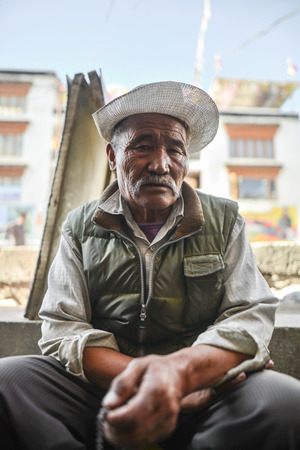 Leh Ladakh , India - August 6, 2015 :  Unidentified people in Leh Ladakh, Indiaのeditorial素材