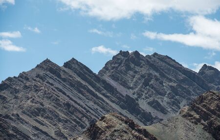 View of  Mountain Range Landscape, Leh Ladakh , Indiaの写真素材