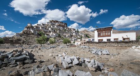Thiksey monastery , Leh Ladakh , Indiaの写真素材